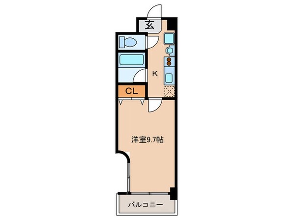 ラ・フォーレ東天満の物件間取画像